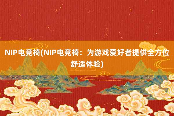 NIP电竞椅(NIP电竞椅：为游戏爱好者提供全方位舒适体验)