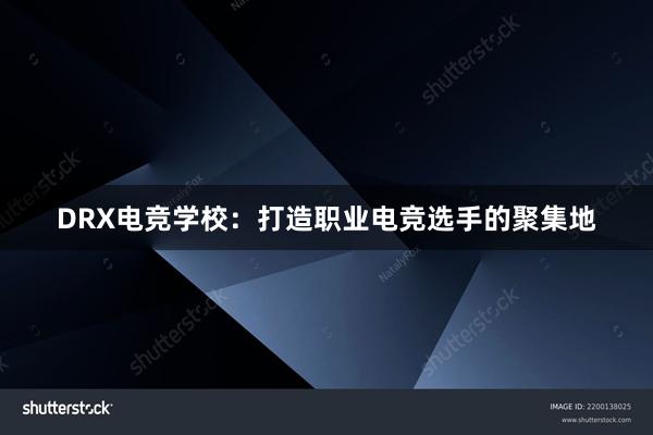 DRX电竞学校：打造职业电竞选手的聚集地