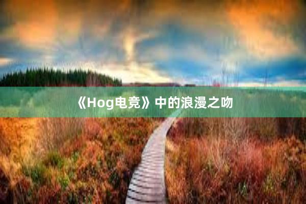 《Hog电竞》中的浪漫之吻